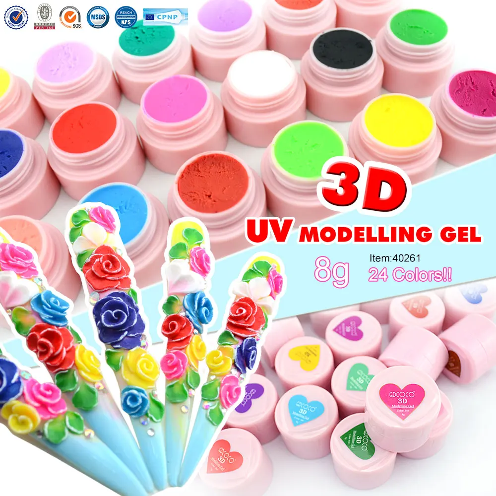 GDCOCO مسمار الفن تصميم 3D الأشعة فوق البنفسجية/LED اللون الأشعة فوق البنفسجية هلام نصائح DIY مسمار الجمال البلاستيسين النحت النمذجة نحت هلام GDCOCO مسمار الفن تصميم 3D الأشعة فوق البنفسجية/LED اللون الأشعة فوق البنفسجية هلام نصائح DIY مسمار الجمال البلاستيسين النحت النمذجة نحت هلام