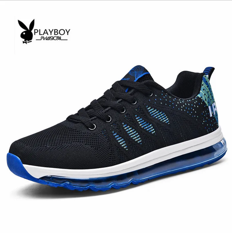 

2019 four seasons full palm cushion cushioning lightweight sports shoes flying woven breathable running shoes