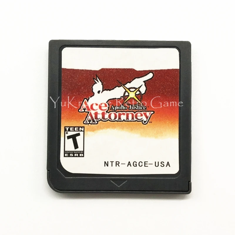 

Apollo Justice Ace Attorney Video Game Accessories Compilation Cartridge Card for DS/3DS/2DS Console US Version