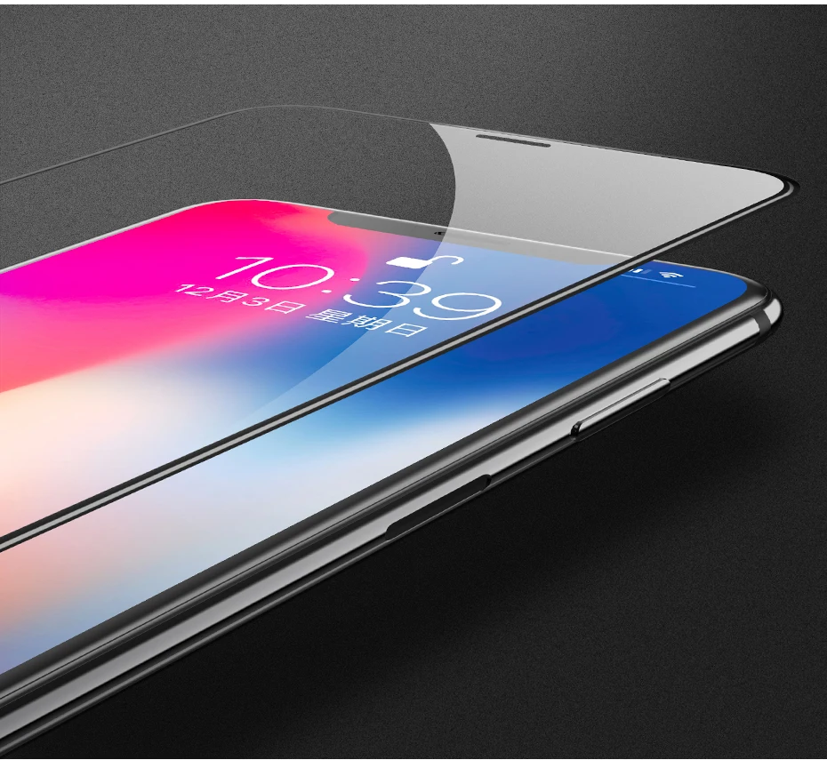 HOCO для Apple iPhone X XS 3D закаленное защитная стеклянная пленка для экрана полное покрытие защита сенсорного экрана для iPhone 11Pro XS Max XR