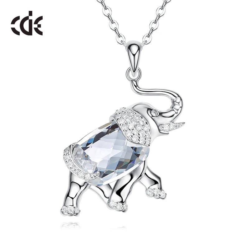 

CDE 925 Sterling Silver Necklace Women Embellished with crystals from Swarovski Animal Pendant Necklace Mothers Day Gifts