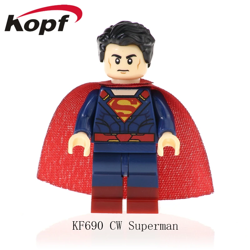 

Building BLocks Super Heroes Joker CW Superman Donna Troy Superboy Action Figures Collection Toys For Children KF690