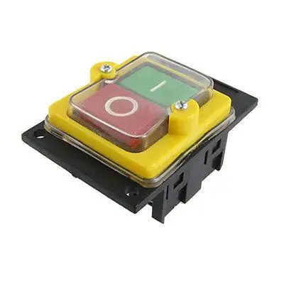 

New On Off Start Stop Water Proof Push Button Switch 10A 380V AC 75x52mm KAO-5M