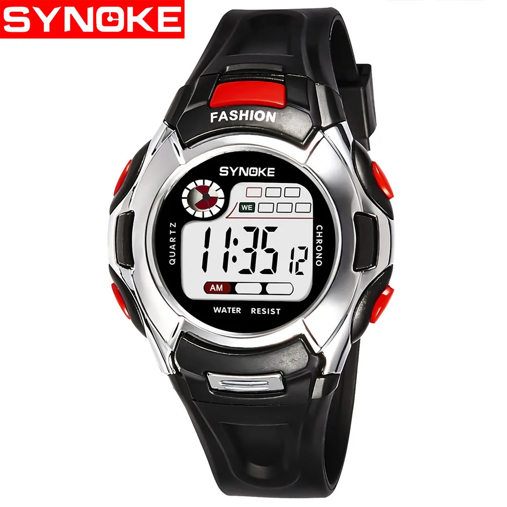 

SYNOKE Student Children Watch Multifunctional Waterproof Luminous Sports Electronic Automatic Watch 99299