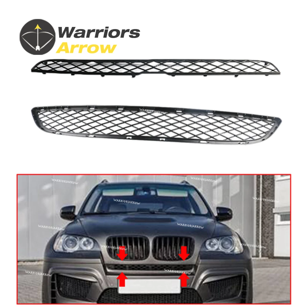 2 шт. 51117159597 51117176282 для BMW X6 E71 E72 Hyb 2008-2014 передний бампер Нижняя + верхняя