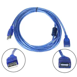 Ecosin2 компьютерные кабели и разъемы 10FT 1,5 M USB 2,0 A Male M To A Female For Extension Cable компьютерные кабели