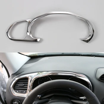 

YAQUICKA Car Dashboard Instrument Panel Air Outlet Vent Cover Trim ABS Strip Styling For Jeep Renegade 2015 2016 Car-covers