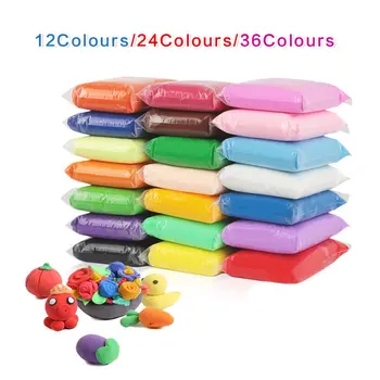 

36 Color Air Dry Light Clay With 3 Tool Educational Toy Colorful Plasticine Polymer Creative DIY Clay Toy Kid Girl Birthday Gift