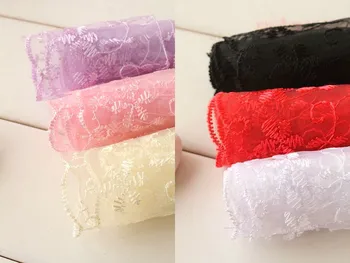 

10 yards / lot color terylene embroidery lace package edge wide lace wedding DIY handmade clothing fashionable dress excipients