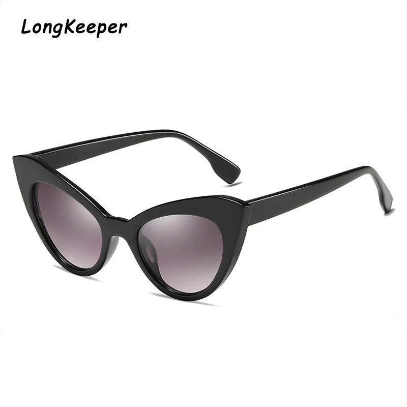Fashion Women Sunglass 2019 Cute Cat  Eye Glasses For Woman Sunglasses Cateye Retor Lady Shades Pink Goggle UV400 Oculos De sol