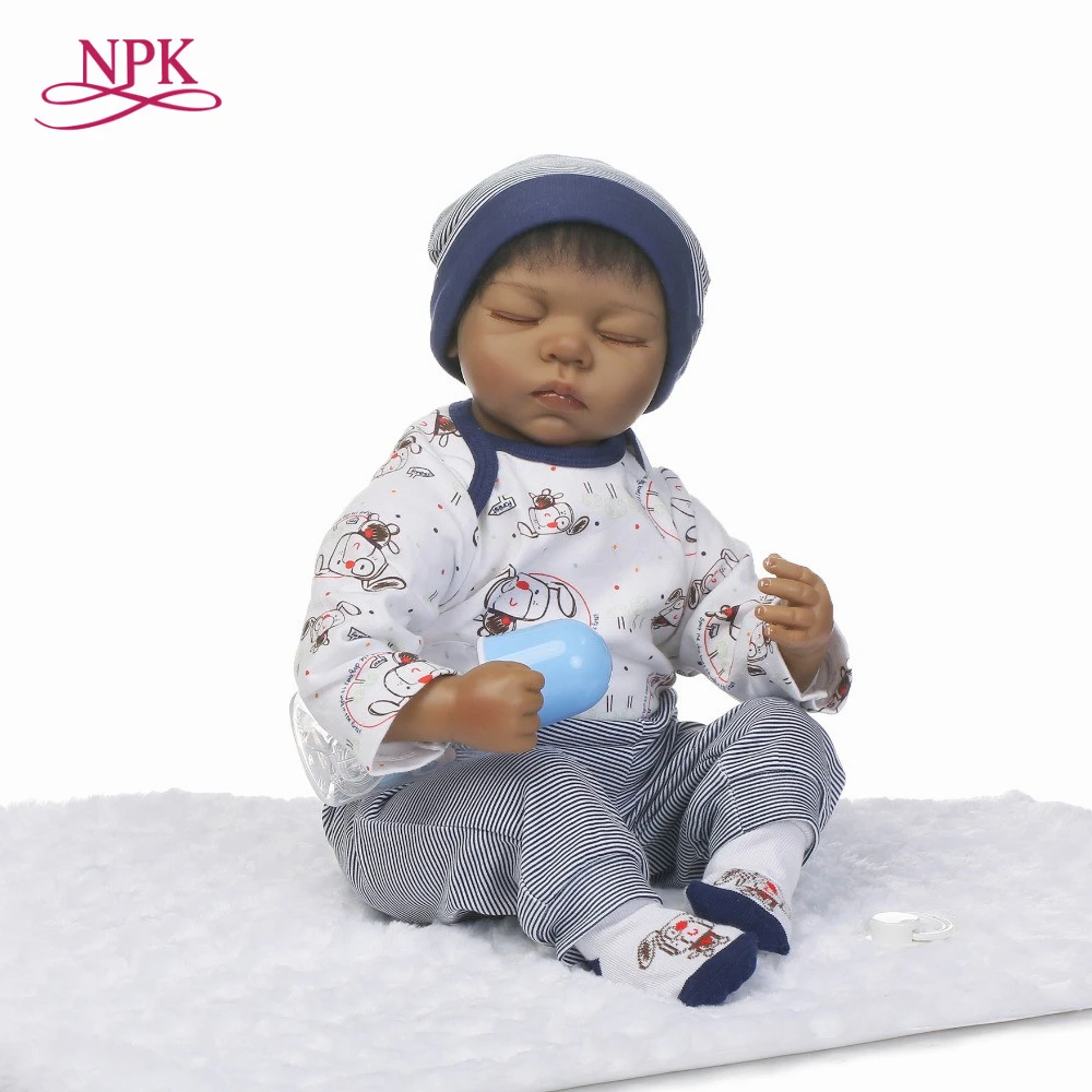 NPK reborn doll with soft real gentle touch 2018 new 22inch silicone vinyl lifelike newborn baby sleeping sweet baby NPK reborn doll with soft real gentle touch 2018 new 22inch silicone vinyl lifelike newborn baby sleeping sweet baby