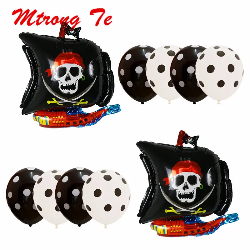 

Pirate Ship Kid Cartoon Wedding Foil Balloons Birthday Sweet Party Decoration Balloon Holiday Aluminum Inflatable Foil Ball