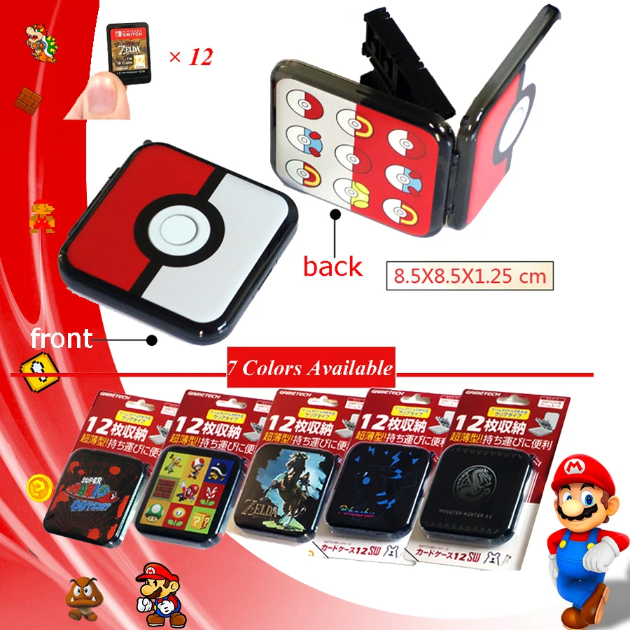 

12 in 1 Nintend Switch Accessories Portable Game Cards Case Shockproof Hard Shell Storage Box For Nintendo Nintendoswitch Game