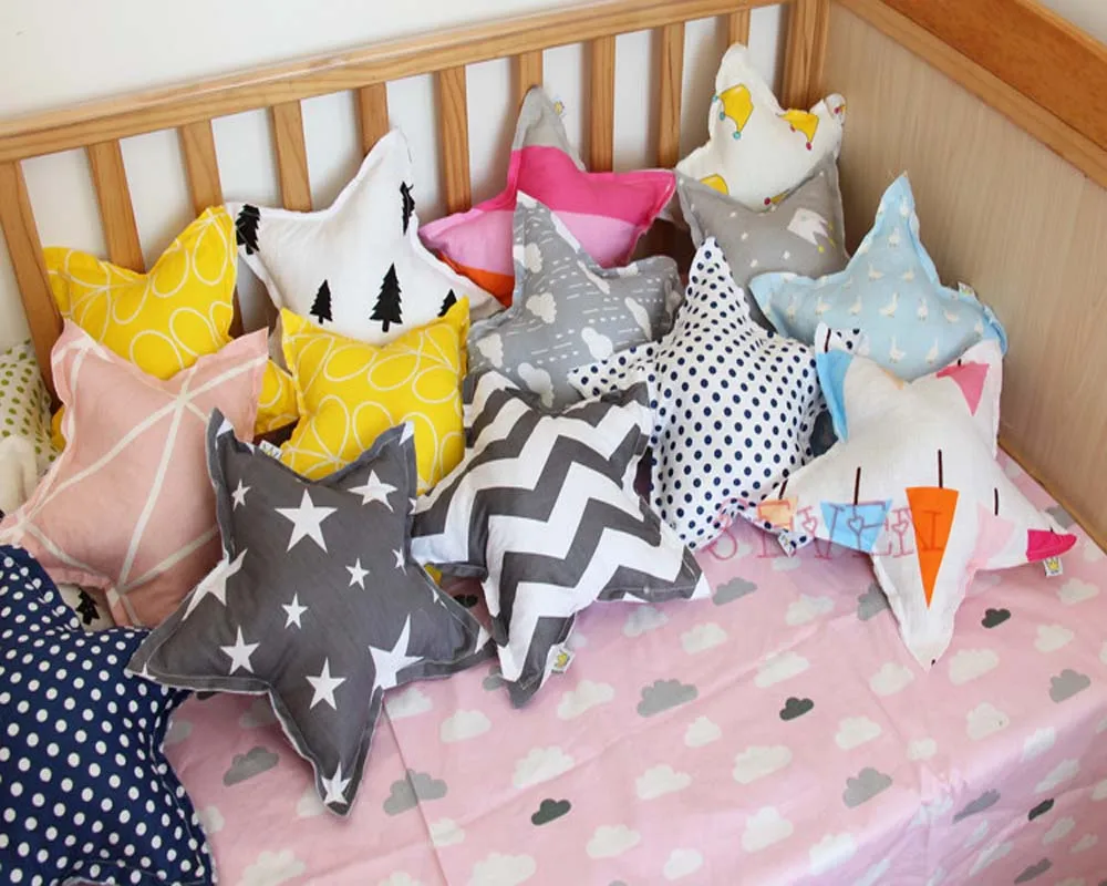 

Soft Cloud Star Heart Plush Toy Cute Stuffed Decorative Pillow Wedding Throw Cushions For Guest Portable Nap Pillows