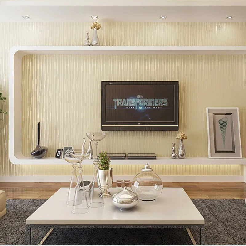 Vergelijk prijzen op wallpaper shop online winkelen / kopen lage ... Woonkamer behang gestreept