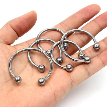 28/30/32/35/40mm Metal Penis Ring Delay Ejaculation Cock Rings Sex Toys for Men Male Chastity Cage Adults Product Erotic Machine 6