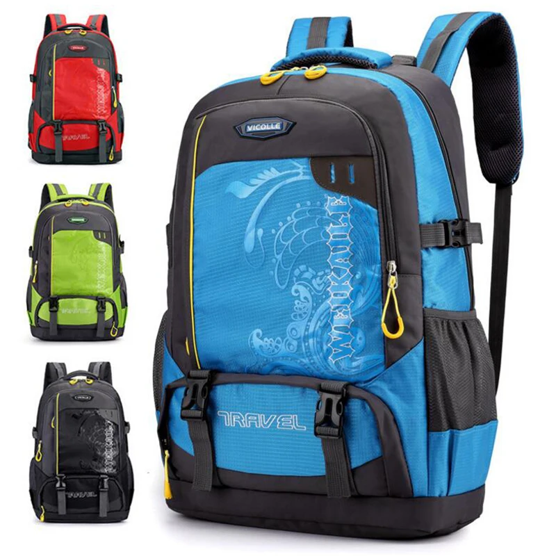 

High-grade Oxford Cloth Men And Women Backpack 15-inch Notebook Outdoor Camping Bag Short-distance Mountaineering Bag