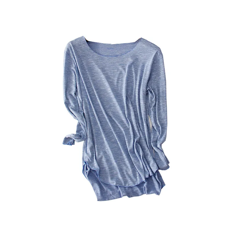 Женская футболка из хлопка свободная Базовая женская 2018 модель ZY048|camisetas mujer|fashion t