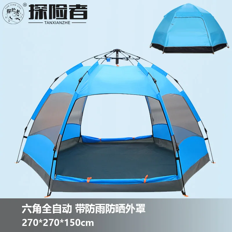 

Large family 5-8 Person Outdoor Camping Tent Breathable Large Capacity Beach Tent Easy to open Thick Durable Waterproof