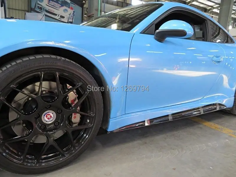 Side Skirts Designed For Carrera S 4S 991 Of The VS Style Carbon Fiber Side Skirts