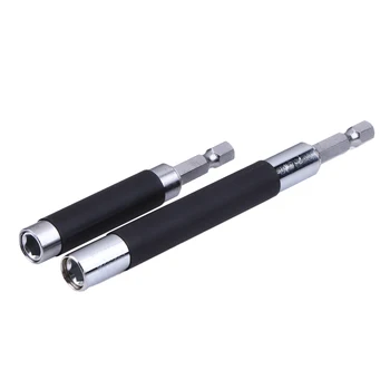 

2Pcs 1/4 Inch Hex Bit Tip Holder Screwdriver Bit Extension Bar Screwdriver 80MM120MM Telescopic Shank Connecting Piece