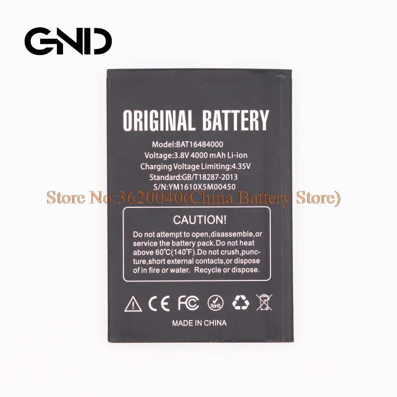 GND 3 8 V 4000 мА/ч BAT16484000 Замена Батарея Для DOOGEE X5max X5 max Pro смартфон литий-ионный