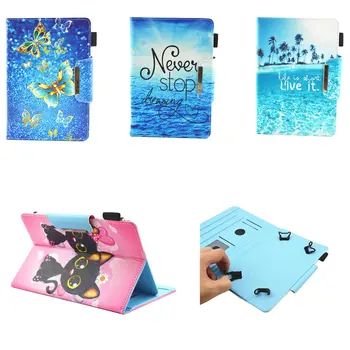 

8.0 inch Universal Tablet Cover For Xiaomi MiPad 4 Mi Pad 4 mipad1 mipad 2 3 8.0" PU Leather Stand Printed Cute Cartoon Case