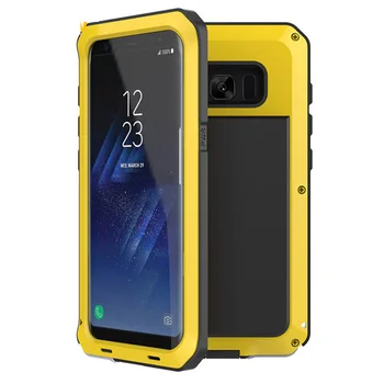 

10pcs Armor Metal Defender Case For iPhone XS Max XR X 8 7 6 6S Plus Aluminum Silicone+PC Heavy Duty Shockproof Protection Cover