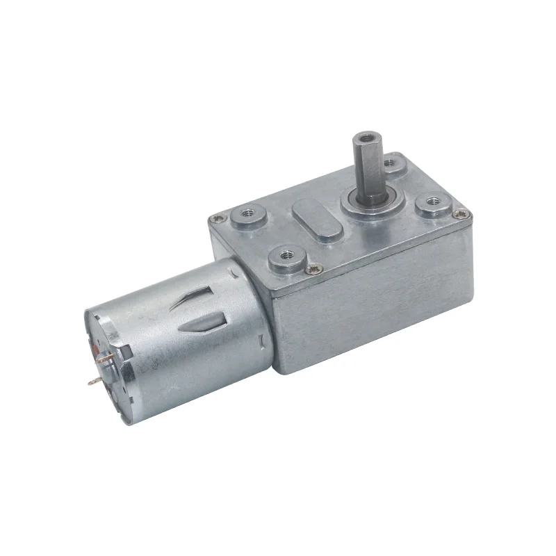 JGY-370 червячный редукторный двигатель 6V12V24V низкоскоростной самоблокирующийся