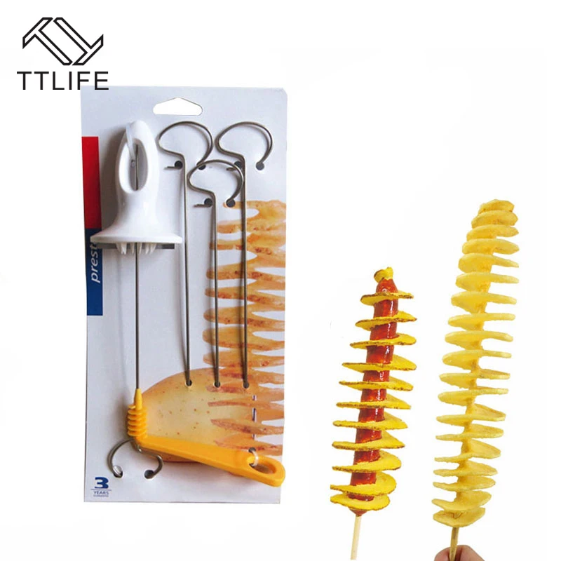 TTLIFE 1 шт. 3 струны вращается Картофельная овощерезка ручная сделай сам