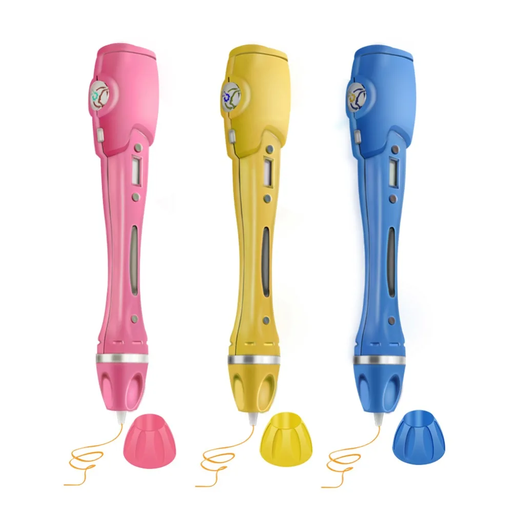 Christmas Gift Brand Model 3D Printer Pen With 1.75mm PLA Filaments 3 D Printing Pen Drawing Pens 