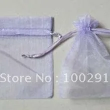 500 шт/партия светло-фиолетовый ювелирный Подарочный мешочек из органзы 11*14 см подарочные сумки Свадебный мешочек простой цвет
