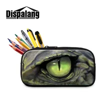 Dispalang Чехлы для ручек для девочек, косметички для студентов, большие пеналы для ручек на молнии для мальчиков, школьная сумка-карандаш с принтом животных для мальчиков