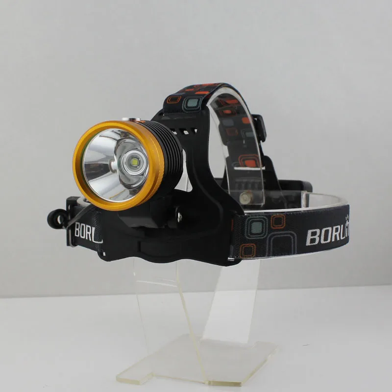 

BORUIT RJ-1189 CREE XML T6 1200 Lumens 3-Mode with Touch Switch and USB Rechargeable LED Headlamp +2x18650+1xCharger+1xUSB Cable