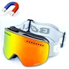 BOLLFO Brand Magnetic Ski Glasses Double Lens mountaineering glasses UV400 Anti-fog Ski Goggles Men Women snowmobile spectacles ► Photo 1/6