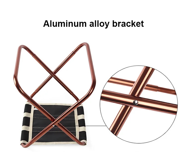 Сверхлегкий портативный алюминиевый складной стул