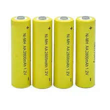 10pcs a lot AA Ni-MH 1.2V AA Rechargeable 2800mAh Neutral Battery Rechargeable battery aa batteries for Flashlight/Camera Yellow