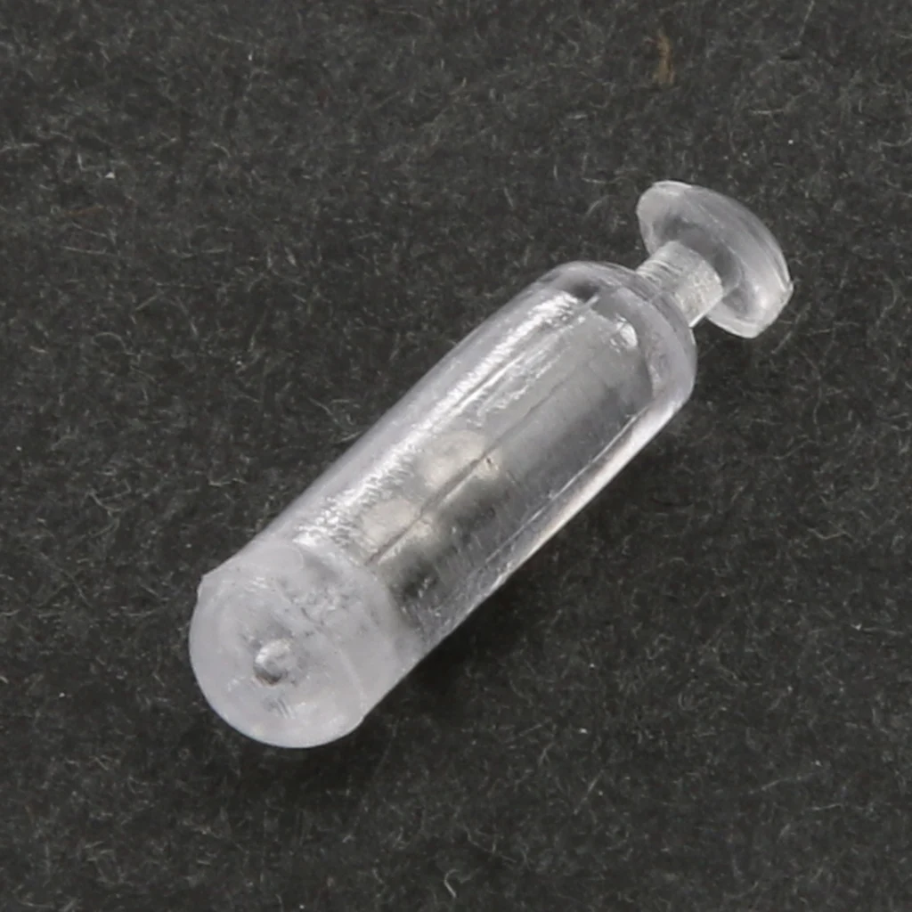 1.55cm/2.15cm/2.6cm Hard Plastic Worm Jig Fishing Lure Metal Balls Insert Rattle Chambers Shake Sound Attract Fishing Bait