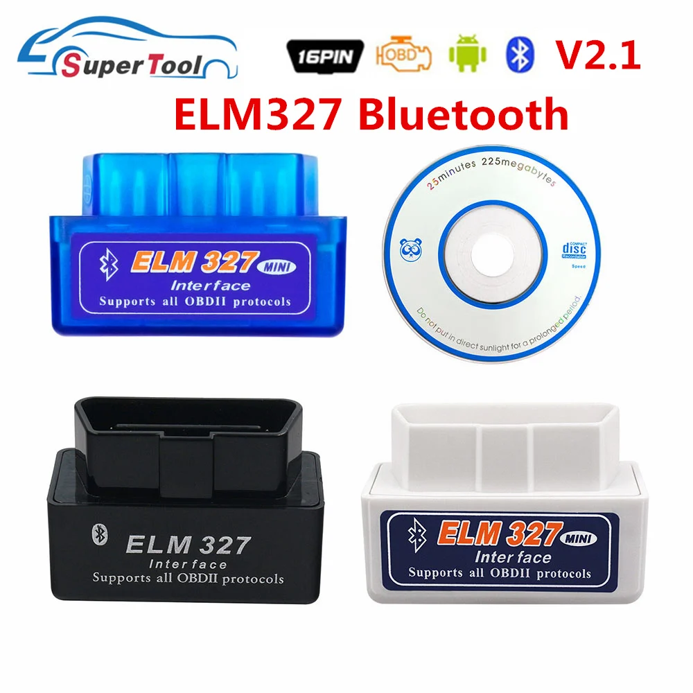 

OBD2 Cканер ELM 327 Bluetooth V2.1 OBD 2 ELM327 Bluetooth Auto Car Diagnostic Tool OBDII ELM327 Auto Car Scanner Code Reader