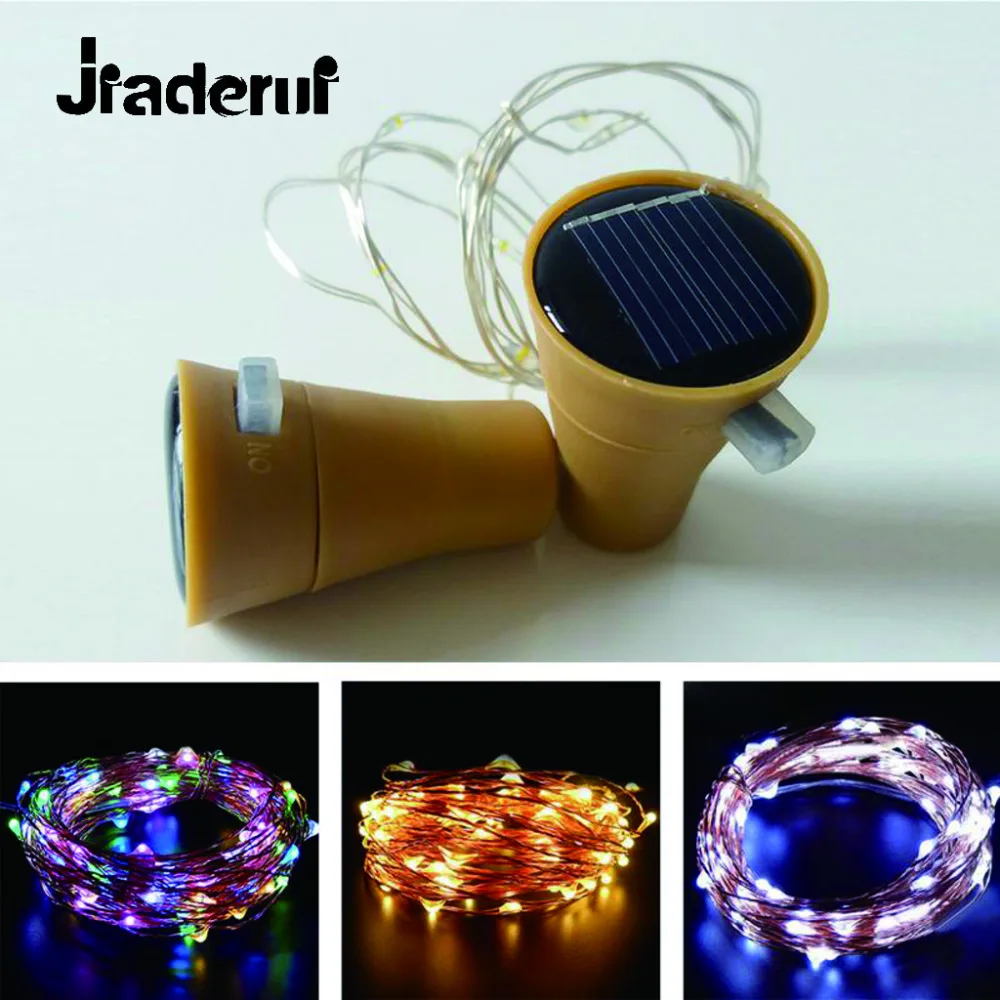 

Jiaderui 1m 10 LEDs Solar Lamp Copper Wire Fairy String Light Waterproof Garden Christmas Wedding Party Outdoor Decoration Light