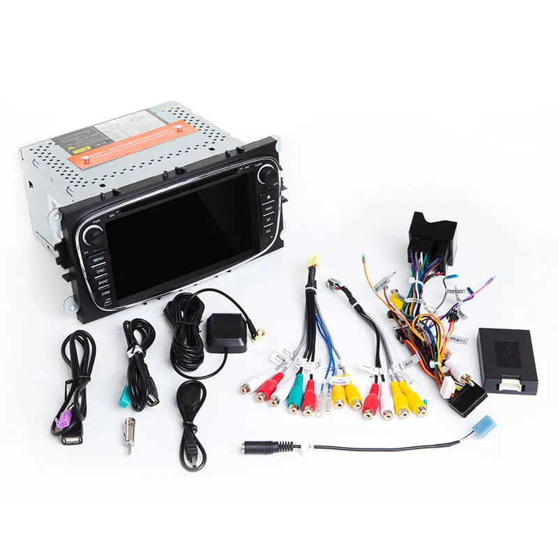 Top Xonrich Car Multimedia 2 Din Android 9 GPS Car DVD Player for FORD/Focus 2 3S-MAX/Mondeo 4 C-MAX/GalaxyKuga Car Radio Navigation 5