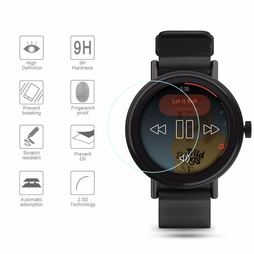 misfit vapor screen size