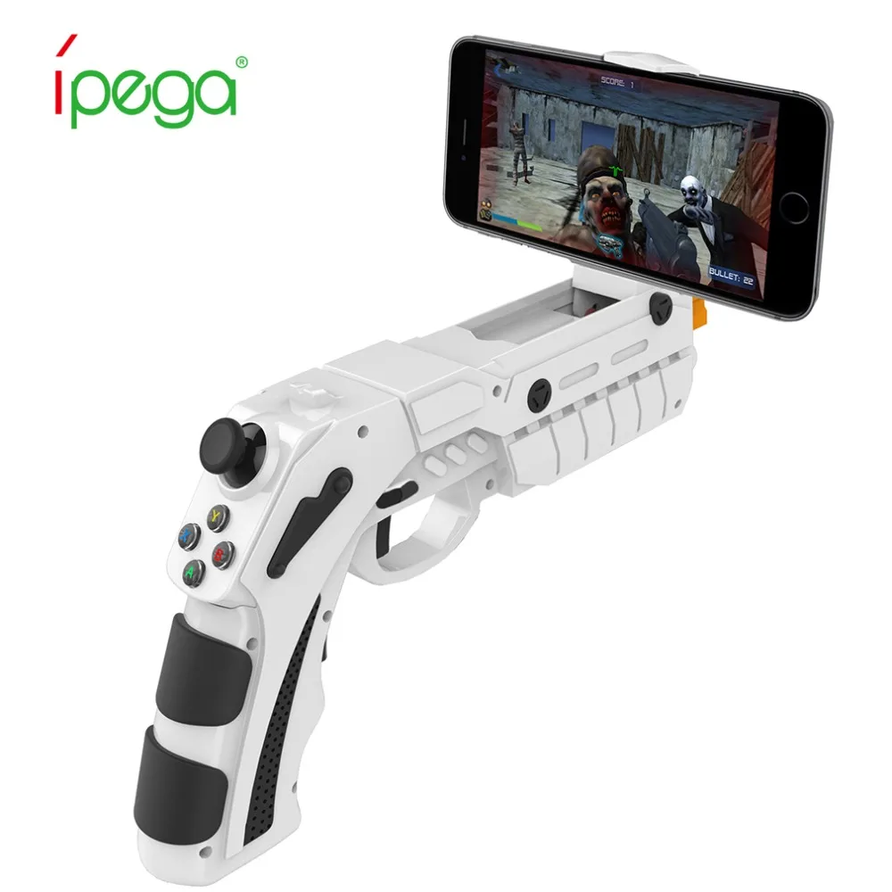 

Ipega PG-9082 Bluetooth Game Gun AR Gamepad Wireless Game pad For Android Smartphone For iOS 7.0 iPhone X Support 4-6'' Phone