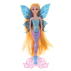 Высокое качество Пластик игрушка Классическая Русалочка кукла девочка женский фигурки героев с крыла бабочки украшения дома