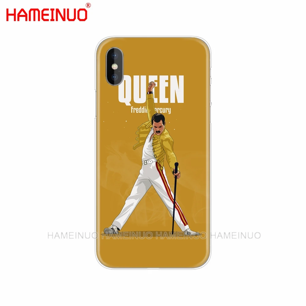 HAMEINUO Фредди Меркури Queen ремешок для мобильного телефона чехол для iphone X, 8, 7, 6, 4 4S 5 5S SE 5c 6s плюс - Цвет: 42325