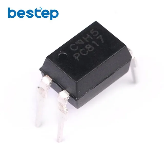 100PCS PC817 EL817 817 DIP 4 Optocouplerin Integrated Circuits from Electronic Components