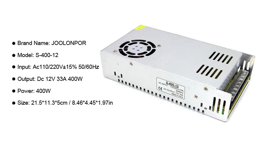 12V 400W power supply