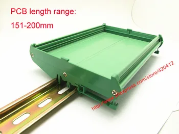 

UM122 PCB length: 151-200mm profile panel mounting base PCB housing PCB DIN Rail mounting adapter PCB carrier