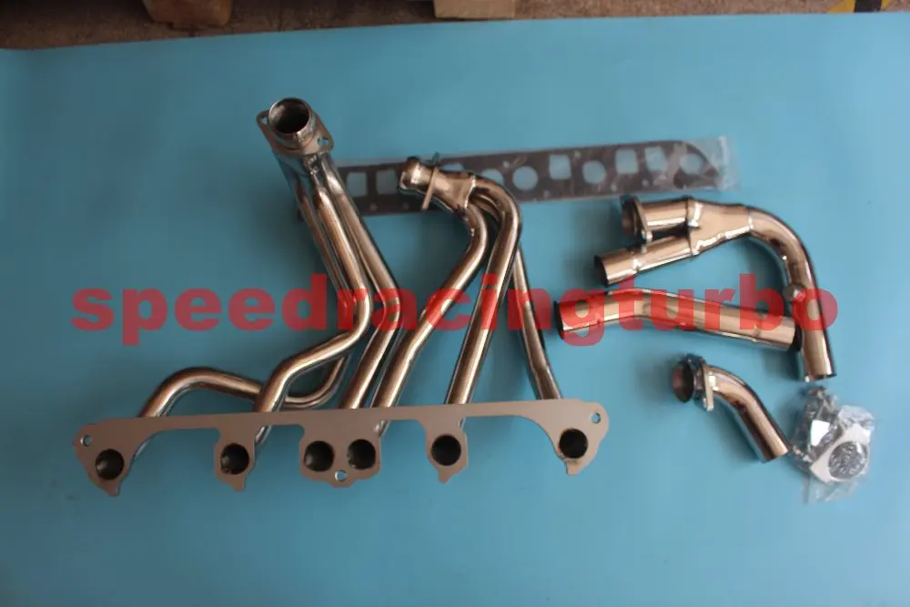 

EXHAUST HEADER MANIFOLD FOR JEEP 91-99 WRANGLER/CHEROKEE STAINLESS EXHAUST 6-2-1 MANIFOLD HEADER+Y-PIPE