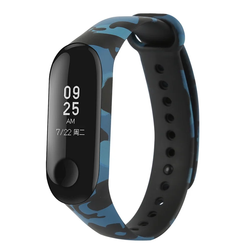 

For Xiaomi MI Band 3 Smart Bracelet Replace Silicone Wrist Band Smart Bracelet Accessories Camouflage Bracelet Band wrist strap